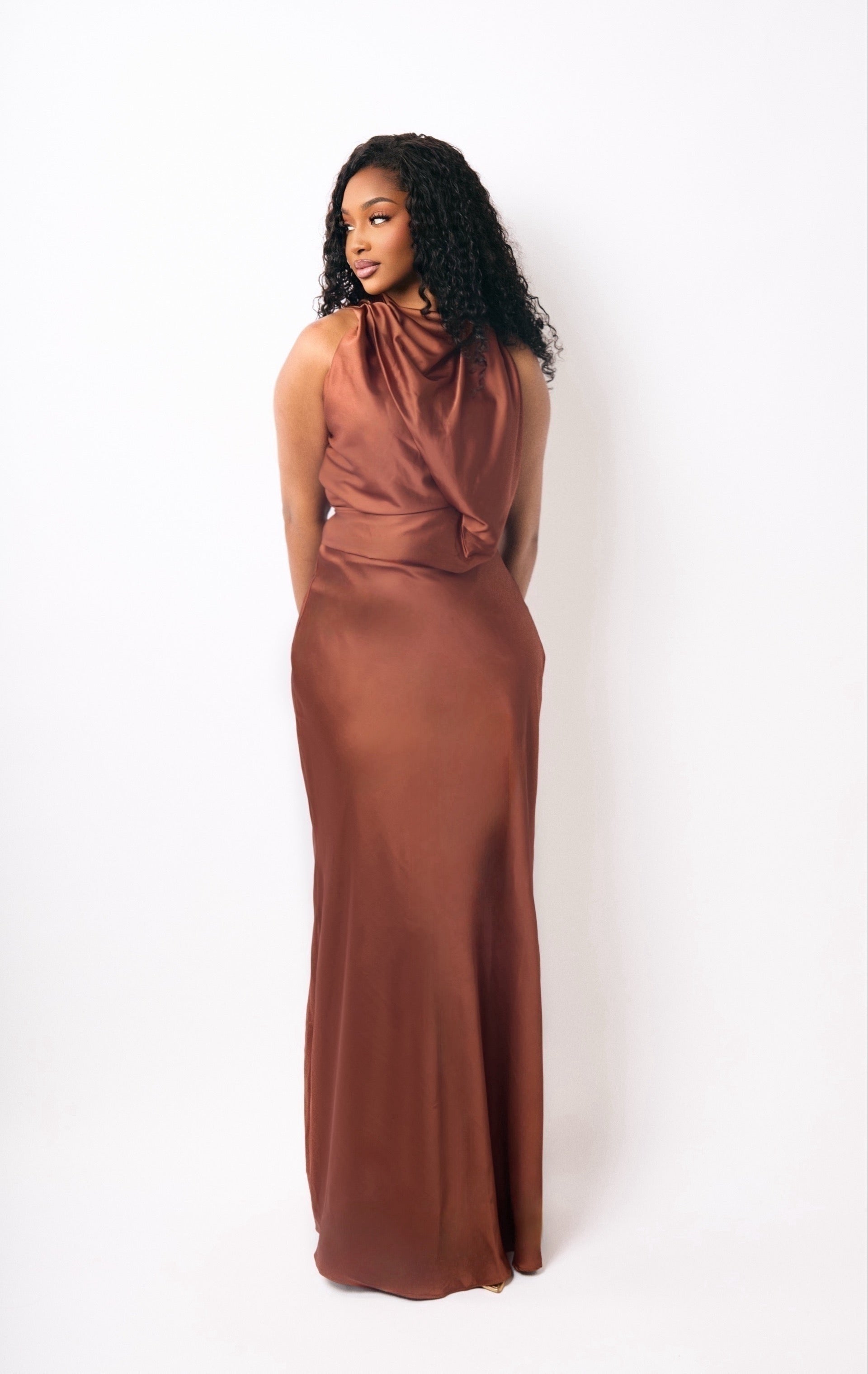 Malaika Draped Dress – Jellabiya