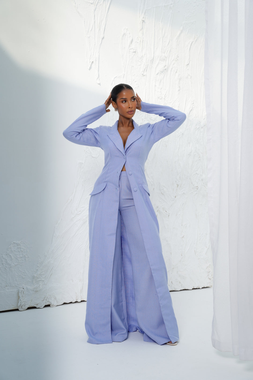 Liyana Linen Suit Set