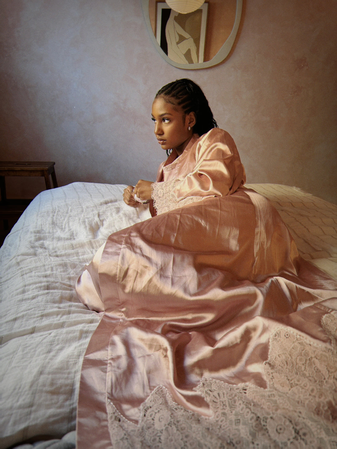 Mife Silk Lace Dress