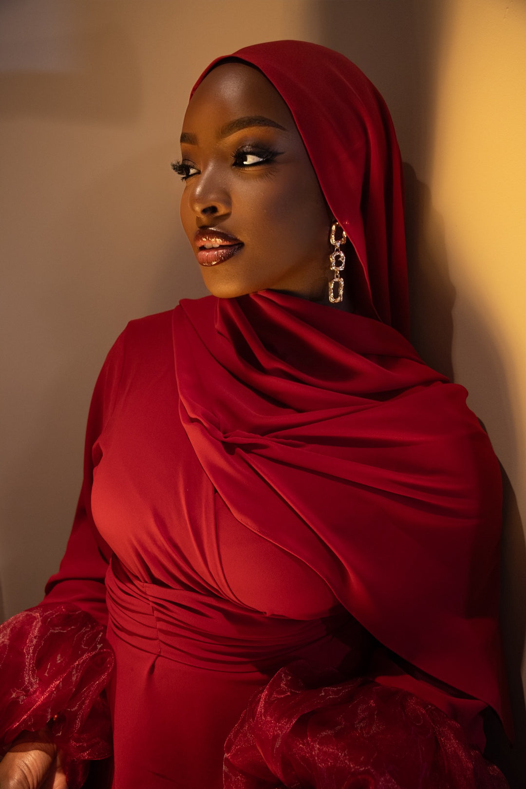 Zanab Wrap Dress Set