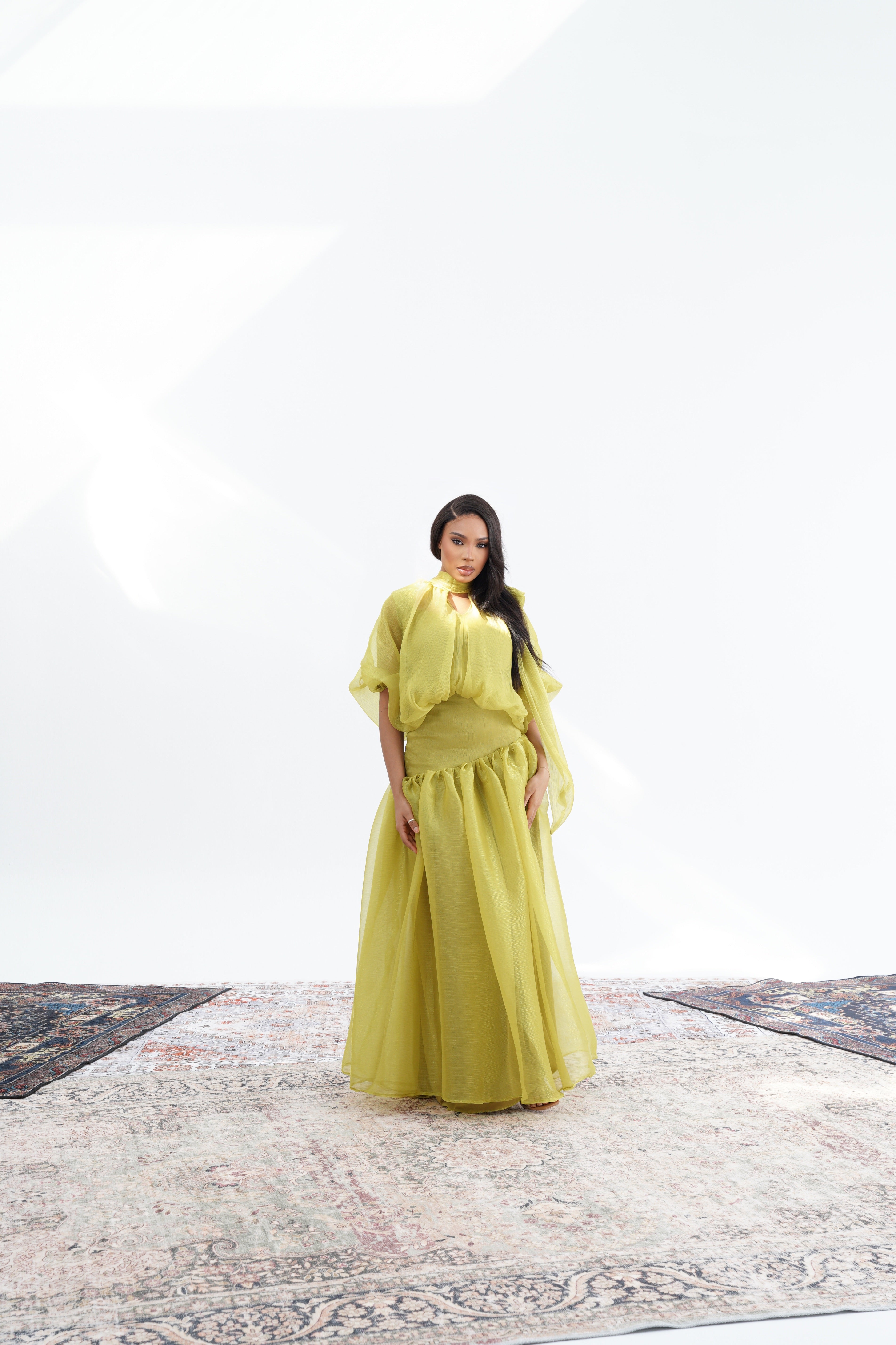MUD長袖DAB DNE jellyyabashi着用yokoflexwitme Dijah Dress – Jellabiya