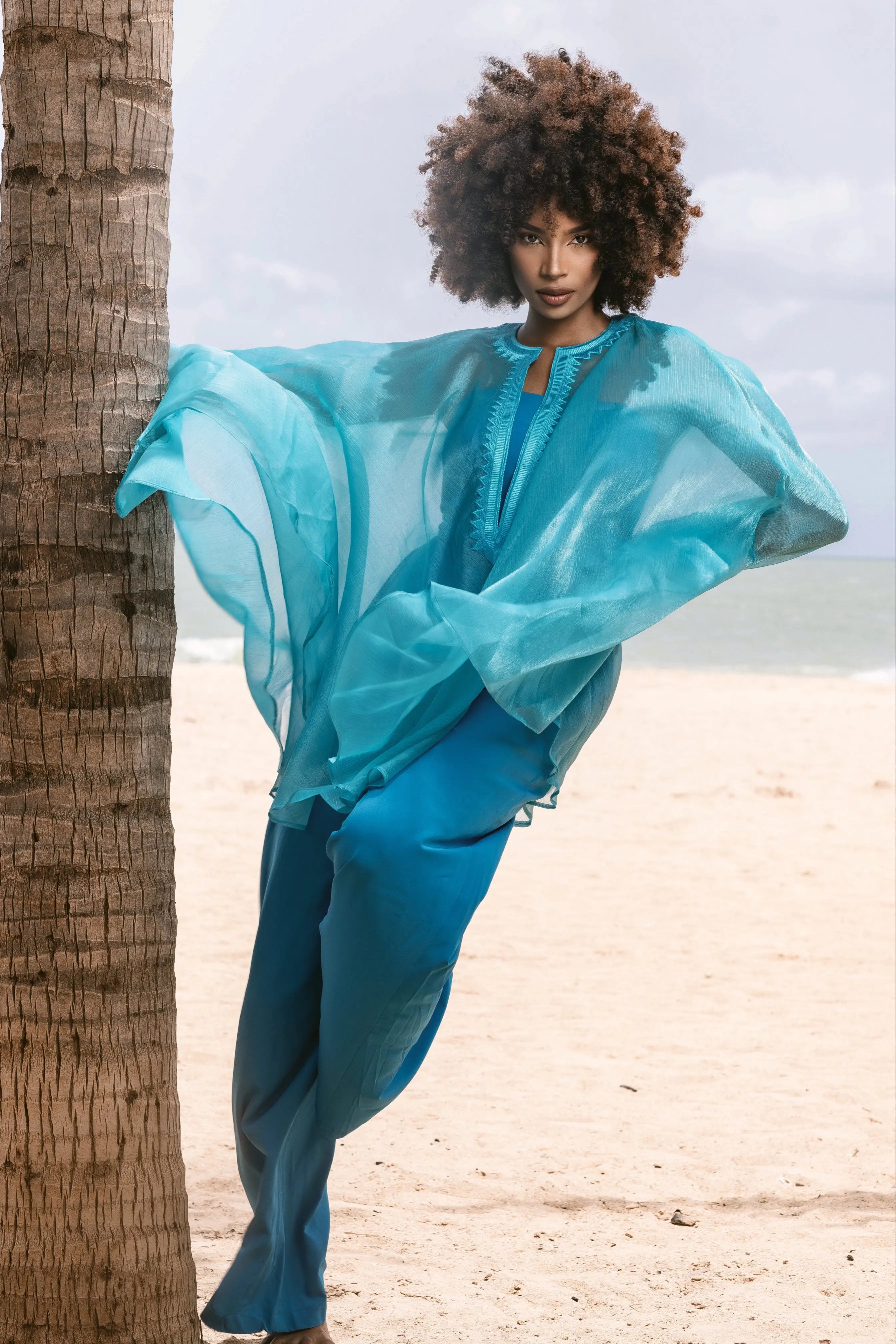 Almadies Azure | Jumpsuit for Women | Designer Jumpsuit – Jellabiya