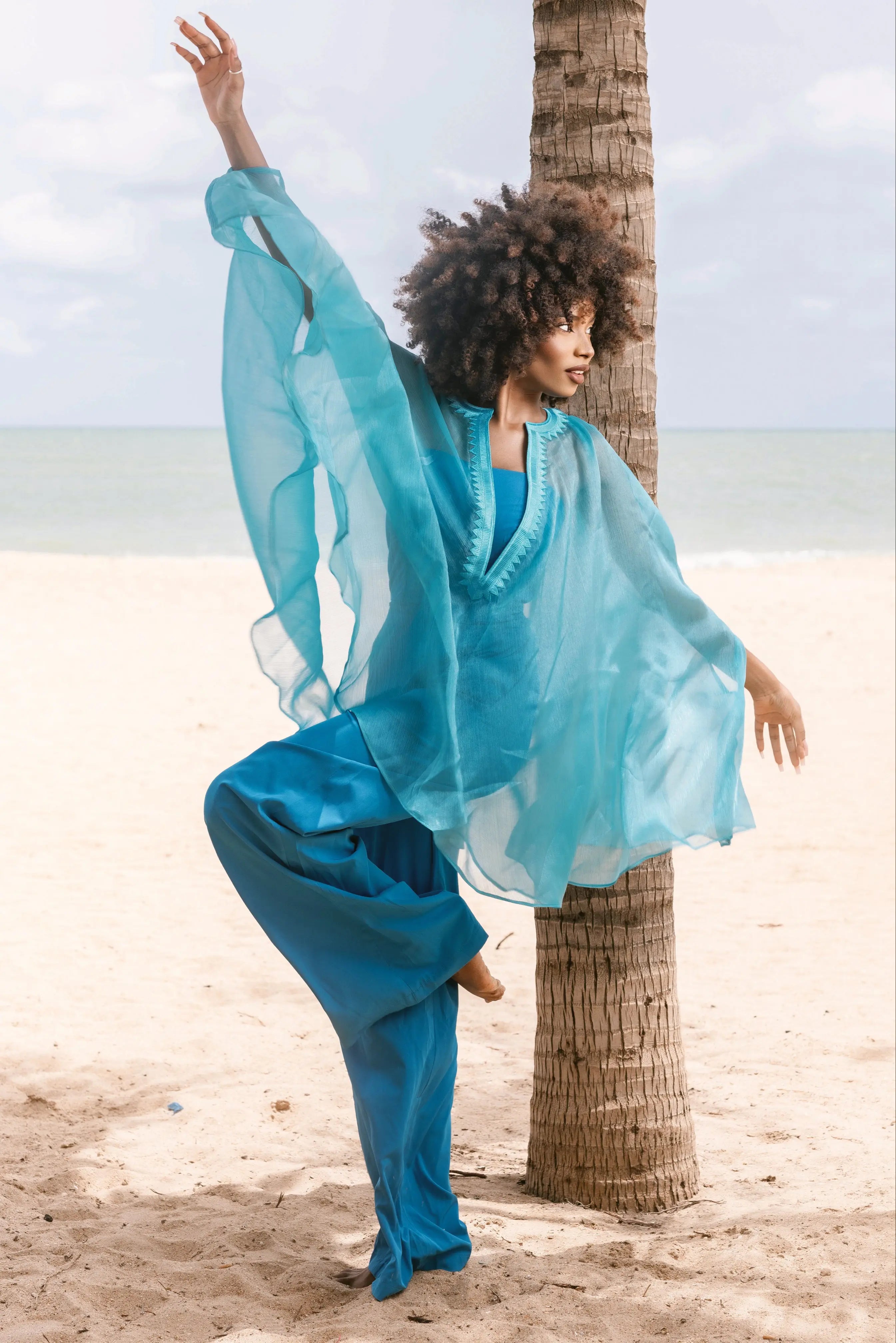 Almadies Azure | Jumpsuit for Women | Designer Jumpsuit – Jellabiya
